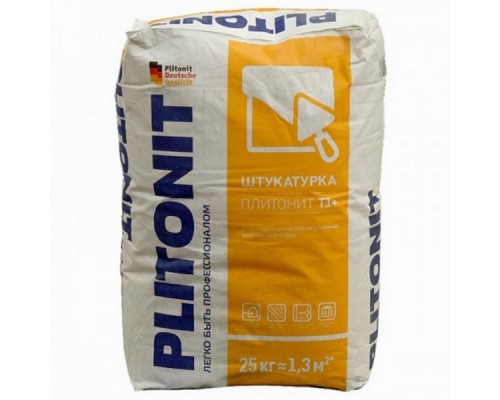 Изображение Штукатурка "Плитонит" Т1+ 25 кг. цементная.