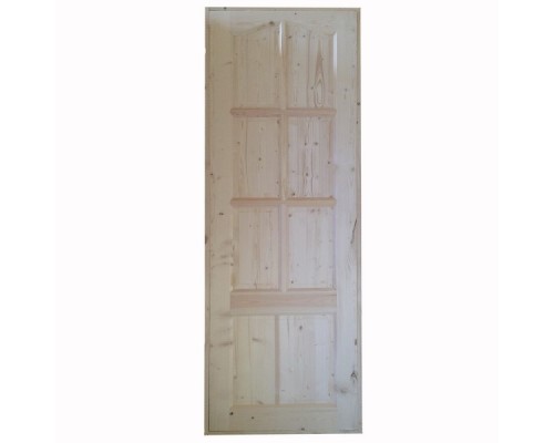 Изображение Дверь банная ДГ ХВОЯ Браш+К+В 0,7*1,8 м. ( полотно 0,6 м.)