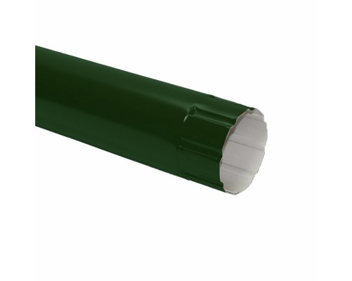 Изображение Труба слива ( Длина = 2,0 м. / D 100 мм.) Зеленый RAL6005