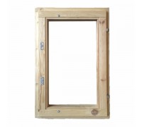 Изображение Блок оконный ОСУ  0,9*0,6 м. ( окно деревянное )