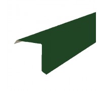 Изображение Торцевая планка фронтона 2,0 м. x 9,5 см. x 12 см. Зеленый RAL6005