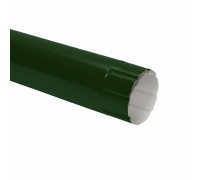 Изображение Труба слива ( Длина = 1,0 м. / D 100 мм.) Зеленый RAL6005