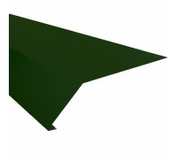 Изображение Планка карнизная "Капельник" 2,0 м. x 6,5 см. x 10 см. Зеленый RAL6005
