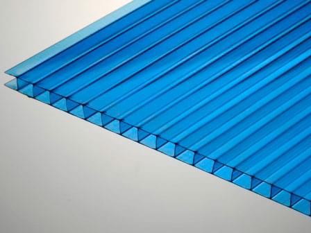 Изображение Поликарбонат синий 4мм x 2,1 x 6м
