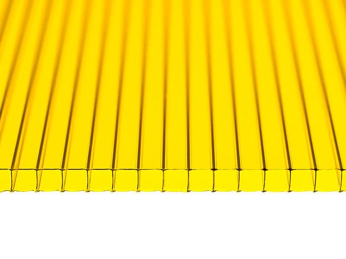 Изображение Поликарбонат желтый 6мм x 2,1 x 12м