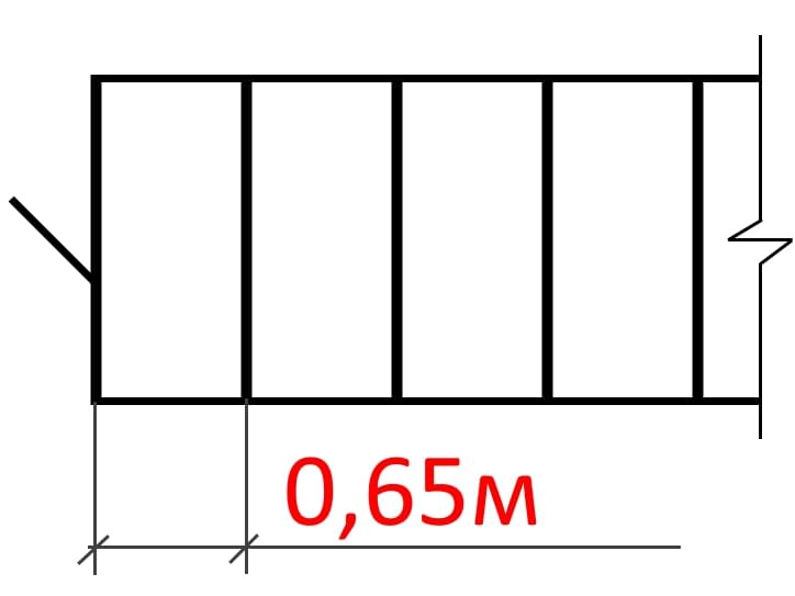 Изображение Шаг арок 0,65м вместо 1м. Для теплицы 3 x 6м