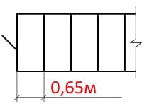 Изображение Шаг арок 0,65м вместо 1м. Для теплицы 3 x 8м